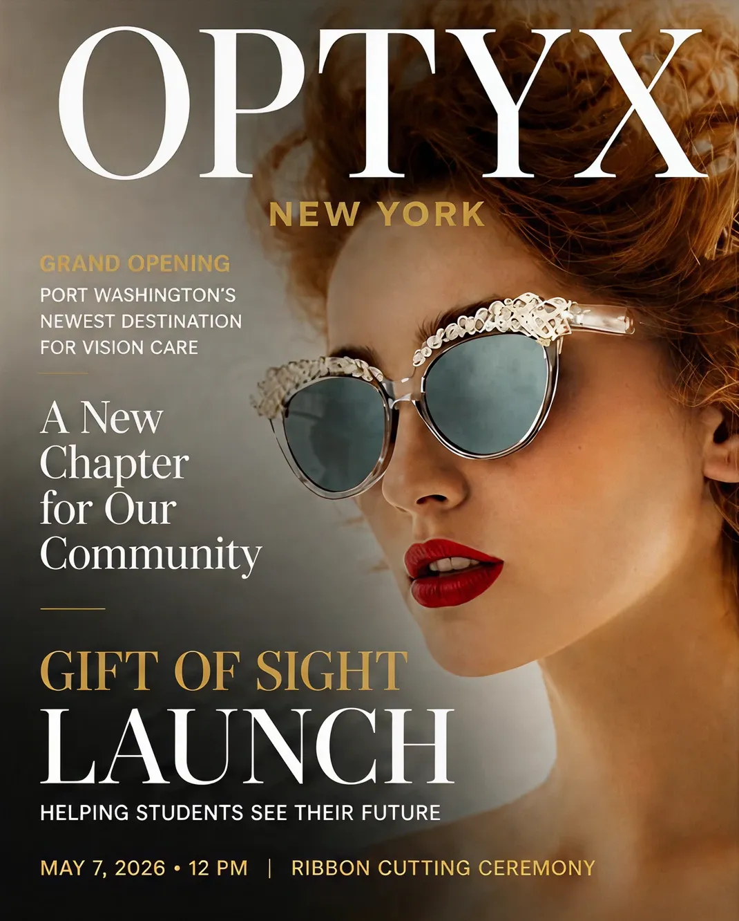 OPTYX New York Opens New Port Washington Location and Launches “Gift of Sight” Initiative with Local Schools