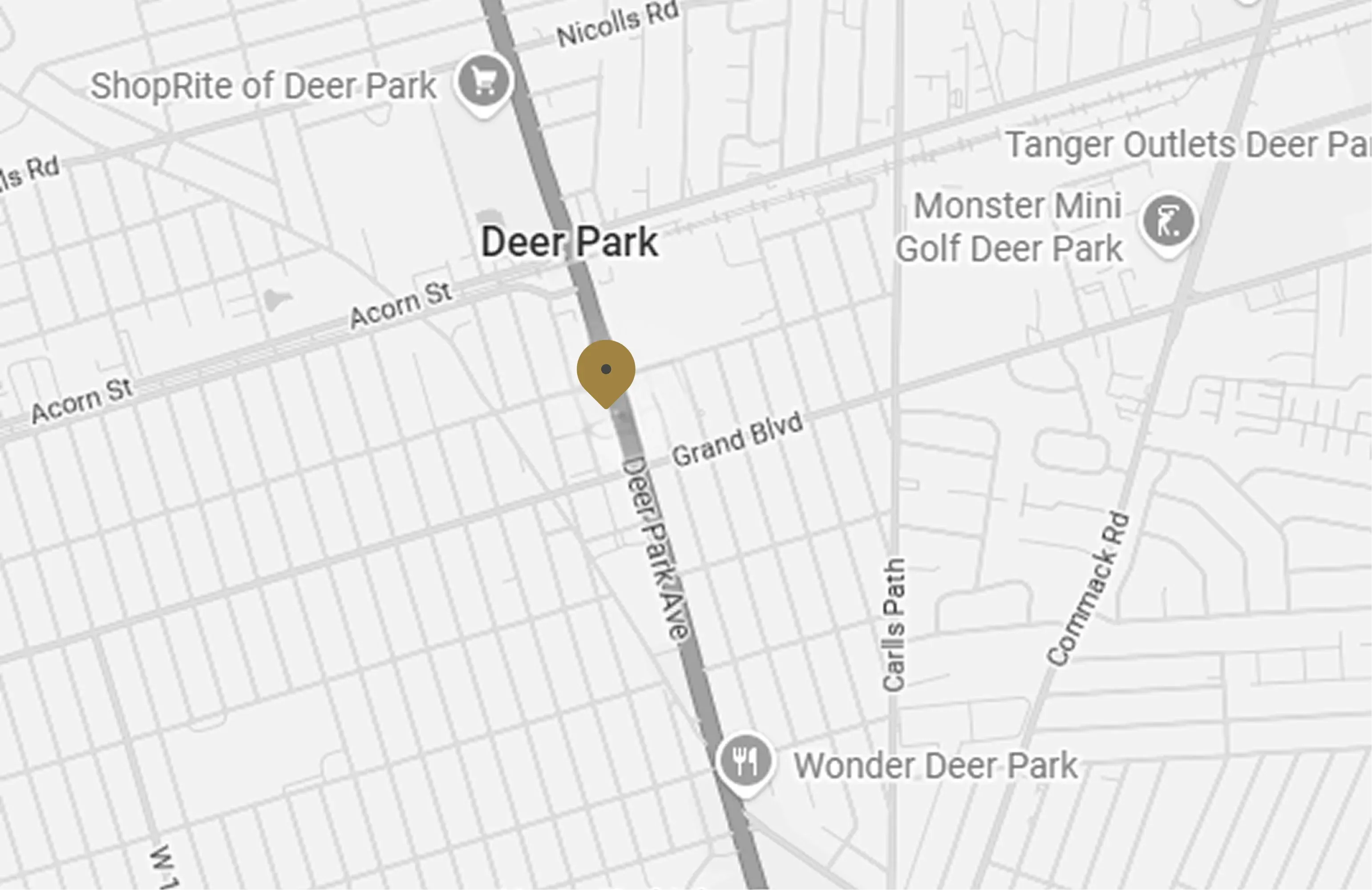 Map of DEER PARK